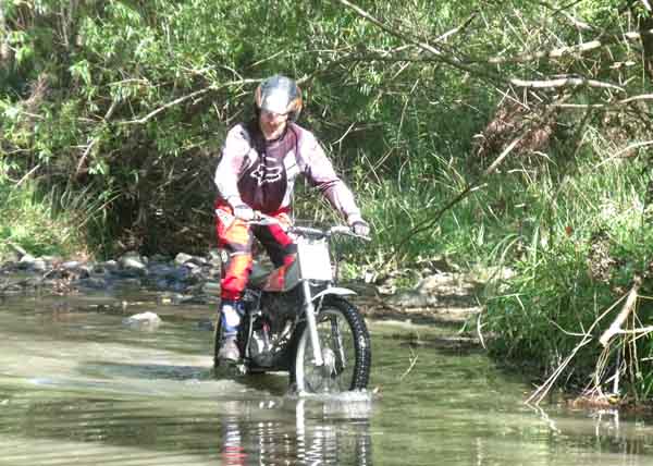 Classic Trials at North Loburn, John Simons. Honda TL 145